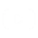youtube logo blanco